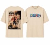Anime T-Shirt One Peace Never Give Up