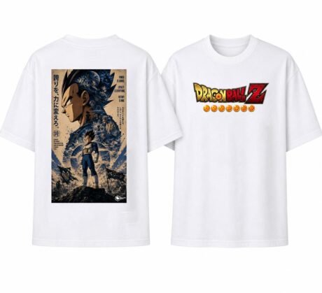 Anime T-Shirt Vegeta's victory and power.